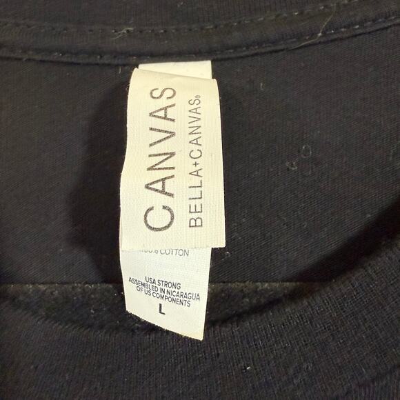 Canvas L Cyanotic Band TShirt Black Industrial Goth Cyber The After Effect Album - Picture 4 of 7